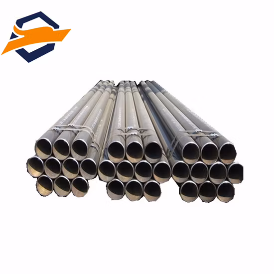  Tubo API 5L ASTM A53/A106 Gr.  B Tubo sem costura Tubo de aço macio Tubo de aço preto