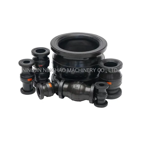 Junta de borracha flexível de esfera única EPDM/NBR com flange